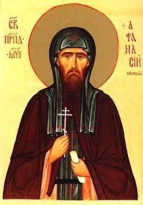 Рукописная икона Афанасий Брестский