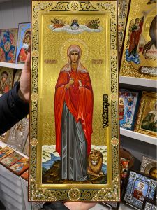 Рукописная мерная икона Дария Римская 