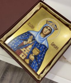 Рукописная икона Варвара 9 