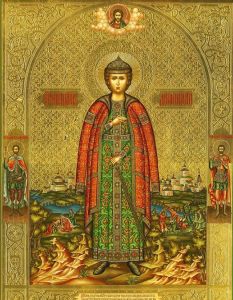 Рукописная икона Дмитрий Димитрий Угличский